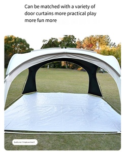 <span class=keywords><strong>Tente</strong></span> dôme grande taille XFY, abri de camping super épais résistant au vent, cabane de plage portable pop-up avec protection solaire - Product Image 5