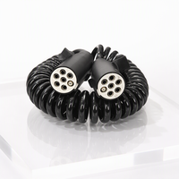 Câble d'alimentation spiralé TPU de type S ISO 3731 24V 7P pour remorque, longueur optionnelle, pour connecter le camion à l'alimentation électrique