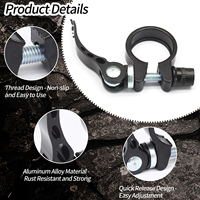 Collier de Selle de Vélo en Alliage d'Aluminium à Libération Rapide – Accessoire Essentiel pour Tige de Selle