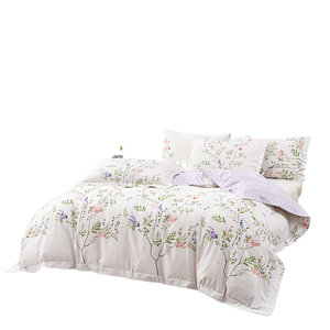 Draps en percale tissée 100% microfibre, taille King - Ensemble de draps et de taies d'oreiller imprimés - Polyester écologique, ensemble de draps 6 pièces - Product Image 1