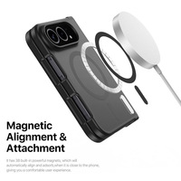 Coque de téléphone mate pour iPhone DUO, sensation de peau, dos magnétique renforcé pour iPhone Fold