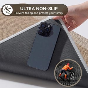 Tapis de salle de bain rectangulaire en fibre de polyester, absorbant, antidérapant, séchage rapide, pour salle de bain - Product Image 4