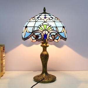 Lámpara de Escritorio Romántica con Diseño de Girasol Ouhao, Estilo Tiffany, Iluminación Cálida para Dormitorio, Lámpara de Estudio - Product Image 2