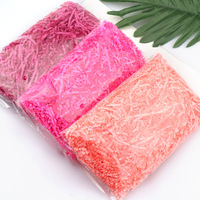 Papier Kraft Recyclé Déchiqueté, Remplissage en Papier Froissé, Raffia, Confettis pour Boîte Cadeau, Panier, Décoration