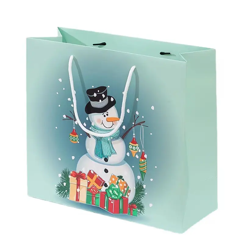 Sacchetti regalo di carta fantasia natalizia fai-da-te Shopping Boutique Paperbag Mini vestiti rosa bianco regalo sacchetto di carta personalizzato con manico