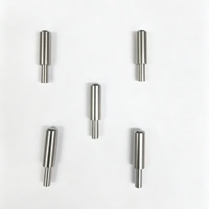 Step Dowel <b>Pins</b> Standard Cylindrical Head Shouldered For Positioning General Use 519 Silver - Product Image 2