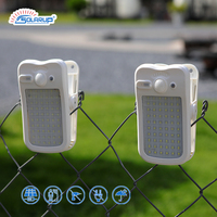 Lampe à pince intégrée Solarup, lampes solaires LED, lampes solaires à capteur pour jardin, éclairage extérieur puissant, IP65, DC, vente en gros