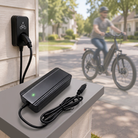 Chargeur 42V 2A pour batterie de vélo électrique Cortina avec connecteur 3 broches LBC100201