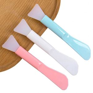Cepillo Plano de Silicona de Doble Cabeza, Cepillo Facial Suave con Mango de Plástico, Aplicador de Mascarillas de Silicona 2 en 1 - Product Image 1