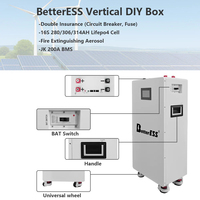 Kits DIY Verticaux en Stock en Pologne 16S 51.2V 280-314Ah Boîtier de Batterie Assemblage Complet avec Tous les Accessoires DDP Livraison en 3~5 Jours