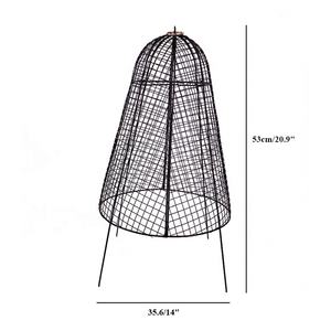 Cloches de jardin rustiques en fil métallique, anti-écureuil, en grillage pour poulets, pour protéger les plantes contre les animaux, couverture métallique, cage de protection - Product Image 4