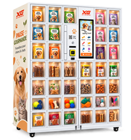 Distributeur automatique commercial de nourriture pour animaux de compagnie non réfrigérée pour les communautés d'appartements, les parcs canins et les stations de récupération de fournitures pour animaux de compagnie