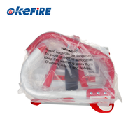 Okefire EN131 Échelle d'urgence en aluminium à deux étages portable 4M pliante