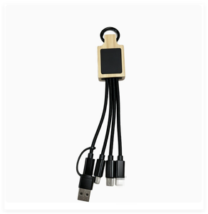 สายชาร์จแบบพกพา 6 in 1 พร้อมโลโก้ OEM แบบกำหนดเอง สายถักพร้อมหัว USB A/C สำหรับทุกอุปกรณ์<span class=keywords><strong>ชา</strong></span>ร์จแบบพกพา - Product Image 6