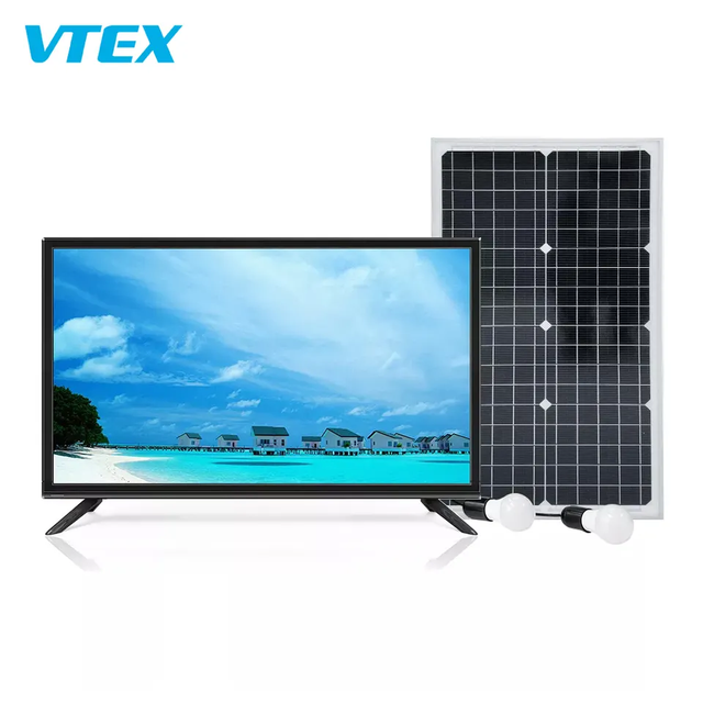Completely Set Dc 12V Rechargeable Solar Home Light System Tv Fan Powered With Solar Panels Solar Smart Tv