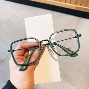 Montures de lunettes carrées G Brand O3-7173 anti-UV et anti-lumière bleue, unisexe, verres en acétate, pont moyen, origine Taizhou - Product Image 1