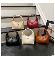 Nouveau Sac à Main Femme en Cuir PU Tendance, Sac Fourre-Tout Rétro à Poignée Creuse, Petit Sac à Main pour Dames