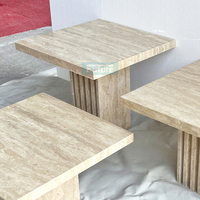 Meubles de salon Offre Spéciale travertin moderne pour café de table en marbre