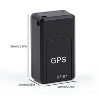 Mini traceur GPS GF07 2020, nouveau, petit format, faible coût, longue autonomie, dispositif de suivi GPS personnel, pour enfants, animaux de compagnie, intelligent, pas cher