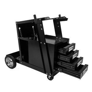 Welding Trolley Cart 4 <b>Drawer</b> Metal <b>Storage</b> Tool Cart With Wheels <b>For</b> Workshop Use - Product Image 5