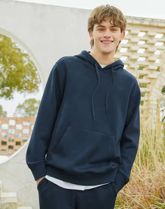 Sudadera con Capucha de Algodón de 350 g/m² Fabricada en China, Sudadera Extra Grande de Felpa Gruesa de Primera Calidad, Sudaderas Personalizadas para Hombre - Product Image 3