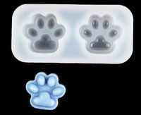 Moule en résine 3D Patte de Chat Diamantée - Moule en silicone Griffe de Chat pour bougies DIY, savons, bijoux en époxy et décoration de chambre Kawaii