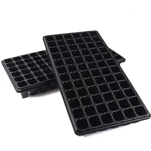 Wholesale Thermoforming 1020 Large Germination Tray Custom Black Plastic Seed Starter Tray For Sale