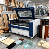 Machine de découpe et gravure laser CO2 CNC 100W/150W, configuration type portique, refroidie par eau, pour métal, bois, caoutchouc, avec prise en charge IA