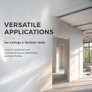 Paneles <span class=keywords><strong>de</strong></span> Yeso Resistentes al Fuego Nivel A, Material <span class=keywords><strong>de</strong></span> Construcción Ignífugo <span class=keywords><strong>de</strong></span> 2400 mm, Aislamiento Térmico, Placas <span class=keywords><strong>de</strong></span> Construcción, Láminas <span class=keywords><strong>de</strong></span> Yeso - Product Image 4