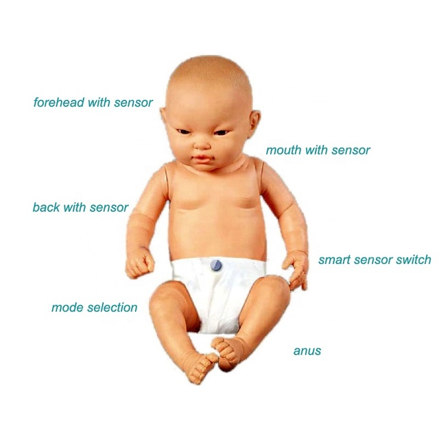 Intelligent Infant Care Simulator Baby Nursing Manikin Parenting Doll