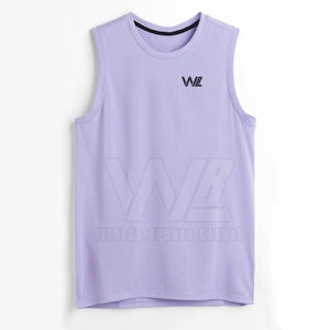 Camiseta sin Mangas para Hombre, Nueva Llegada 2025, Color Personalizado, Secado Rápido, Venta al por Mayor - Product Image 1