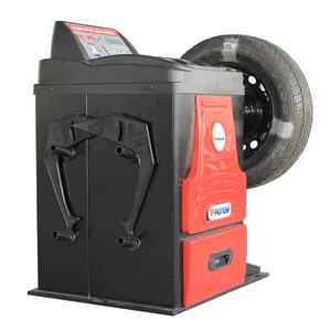 TFAUTENF CE / ISO sertifikası otomatik tekerlek dengeleme makinesi araba tekerlek dengeleyici ekipmanı/lastik makineleri garaj kullanımı için