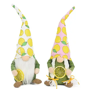 Groothandel Hawaii Stijl Tome Elf Zomer Geschenken Vakantie Decoraties Pluche Zomer Citroen Gnomes Met Citroen Decor