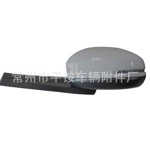 Rétroviseur extérieur Honda Jade 17-21, assemblage 76258-T4N-H31, miroir plat ABS noir, neuf, compatible voiture - Product Image 1