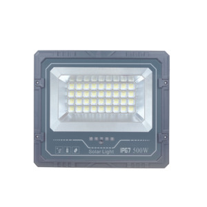 ไฟสปอร์ตไลท์ LED พลังงานแสงอาทิตย์ YIHAN 500W IP65 มุมลำแสง 120 องศา แสงสีขาวกลางวัน 5000K ตัวเรือนอะลูมิเนียม ปรับความสว่างได้ ติดตั้งบนพื้นผิว - Product Image 4