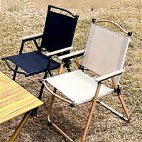 Chaise de camping pliable portable en gros, chaise d'extérieur compacte en tissu Oxford pour la randonnée, le pique-nique et la plage