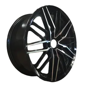 Hot sale 17x7.0 máquina 18x7.5 polegada rodas de liga preta rosto jantes de carro para Buick Chevrolet Rodeio