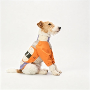 Giacca Impermeabile Traspirante Leggera in Poliestere per <span class=keywords><strong>Cani</strong></span>, Regolabile, Antivento, Facile da Pulire, per <span class=keywords><strong>Cani</strong></span> <span class=keywords><strong>di</strong></span> Taglia Grande Durante le Passeggiate sotto la Pioggia - Product Image 2