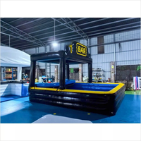 Super Castle Factory - Promotion : Bar flottant gonflable personnalisable sans sièges pour fêtes et activités intérieures/extérieures