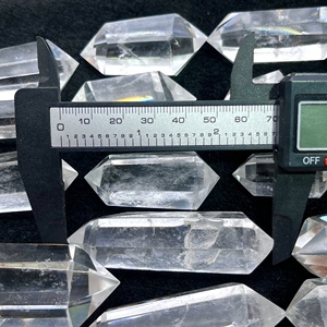 Cristallo Naturale <span class=keywords><strong>di</strong></span> Alta Qualità per Guarigione, <span class=keywords><strong>Arte</strong></span> Popolare, Quarzo Trasparente Lucidato a Doppia Punta per Arredamento Casa - Product Image 6
