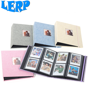 Lerp & Fabric <span class=keywords><strong>Album</strong></span> <span class=keywords><strong>photo</strong></span> en lin avec fenêtre <span class=keywords><strong>pour</strong></span> <span class=keywords><strong>Instax</strong></span> <span class=keywords><strong>Mini</strong></span> 8/9/<span class=keywords><strong>11</strong></span>/12 3 pouces Accessoires de film <span class=keywords><strong>pour</strong></span> appareils <span class=keywords><strong>photo</strong></span> <span class=keywords><strong>Instax</strong></span> - Product Image 1