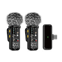 Microphone Lavalier Sans Fil SE65 Type-C à Clip Magnétique Anti-Vent Réduction du Bruit pour Conférence, Interview, Diffusion OEM