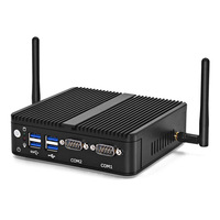 Mini PC N100 de 12e génération, faible consommation d'énergie, DDR4, M.2 NVME, 2 RS232 COM, design industriel sans ventilateur