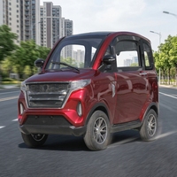 Coc EEC Véhicules Électriques à Énergie Nouvelle en Promotion, Mini-Voiture Électrique Manuelle Légère à Propulsion Arrière (RWD) 4 Roues Cabinscooter pour Famille, Facile à Conduire et Sûre