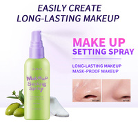 Spray Fixateur de Maquillage Végan Marque Blanche Hydratant Longue Tenue Contrôle du Sébum Fini Mat Imperméable 60ml Tous Types de Peau