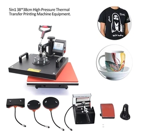 เครื่องรีดร้อน 5 in 1 แบบดิจิตอล สำหรับพิมพ์ลายเสื้อผ้าด้วยระบบซับลิเมชั่น - Product Image 1