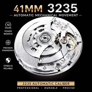 นาฬิกาข้อมือผู้ชาย รุ่น 3235 Movement น้ำหนัก 133 กรัม VS Factory รุ่นหรู หน้าปัดสีน้ำเงิน V2 Edition ขนาด 41 มม. คุณภาพสูง VSF Watch - Product Image 1