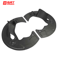 Plaque de protection de conduit d'air de refroidissement des freins avant en fibre de carbone sèche pour BMW G87 M2 G80 G81 M3 G82 M4