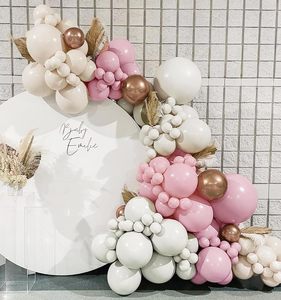 <span class=keywords><strong>Arche</strong></span> <span class=keywords><strong>de</strong></span> ballons pastel double en sable <span class=keywords><strong>blanc</strong></span> <span class=keywords><strong>rose</strong></span> et <span class=keywords><strong>or</strong></span> pour les décorations <span class=keywords><strong>de</strong></span> fête Boho Guirlande <span class=keywords><strong>de</strong></span> ballons blancs - Product Image 3