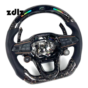 Volante de Fibra de Carbono Forjado LED Personalizado para SEAT Cupra <span class=keywords><strong>Leon</strong></span> X 1 FR MQB EVO PQ - Product Image 3